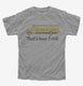 Funny School Bus Driver grey Youth Tee