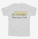 Funny School Bus Driver white Youth Tee