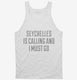 Funny Seychelles Is Calling and I Must Go white Tank