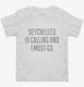 Funny Seychelles Is Calling and I Must Go white Toddler Tee