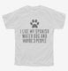 Funny Spanish Water Dog white Youth Tee
