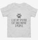 Funny Sphynx Cat Breed white Toddler Tee