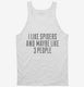Funny Spiders Pet Owner white Tank