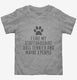 Funny Staffordshire Bull Terrier grey Toddler Tee