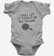 Funny Table Tennis Paddle Saying  Infant Bodysuit
