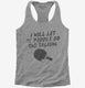 Funny Table Tennis Paddle Saying  Womens Racerback Tank