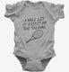 Funny Tennis Racket Saying  Infant Bodysuit