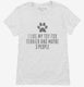 Funny Toy Fox Terrier white Womens