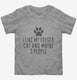 Funny Toyger Cat Breed grey Toddler Tee