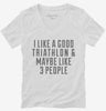 Funny Triathlon Runner Womens Vneck Shirt 666x695.jpg?v=1700422324