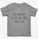 Funny Ukraine Is Calling and I Must Go grey Toddler Tee