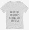 Funny United Kingdom Is Calling And I Must Go Womens Vneck Shirt 666x695.jpg?v=1700512507