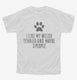 Funny Welsh Terrier white Youth Tee