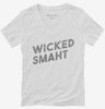 Funny Wicked Smart Womens Vneck Shirt 666x695.jpg?v=1700644877