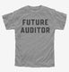 Future Auditor grey Youth Tee