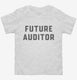 Future Auditor white Toddler Tee