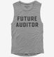 Future Auditor grey Womens Muscle Tank
