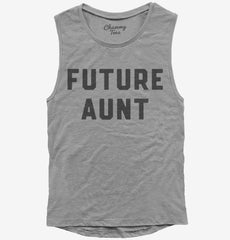 Future Aunt Womens Muscle Tank