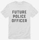 Future Police Officer white Mens