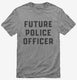 Future Police Officer grey Mens