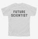 Future Scientist white Youth Tee