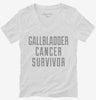 Gallbladder Cancer Survivor Womens Vneck Shirt 666x695.jpg?v=1700501869