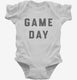 Game Day white Infant Bodysuit