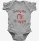 Gangsta Wrappa grey Infant Bodysuit