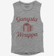 Gangsta Wrappa grey Womens Muscle Tank