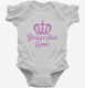 Garage Sale Queen white Infant Bodysuit