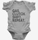 Gas Clutch Shift Repeat  Infant Bodysuit