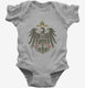 German 1888 Eagle grey Infant Bodysuit