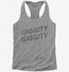 Giggity Giggity grey Womens Racerback Tank