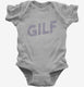 Gilf grey Infant Bodysuit