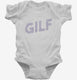 Gilf white Infant Bodysuit