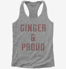 Ginger And Proud Womens Racerback Tank