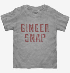 Ginger Snap Toddler Shirt