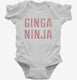Ginja Ninja white Infant Bodysuit