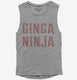 Ginja Ninja grey Womens Muscle Tank