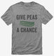Give Peas A Chance grey Mens