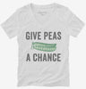 Give Peas A Chance Womens Vneck Shirt 666x695.jpg?v=1700417837