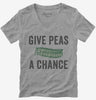 Give Peas A Chance Womens Vneck