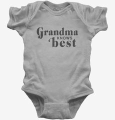 Grandma Knows Best Baby Bodysuit