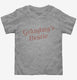 Grandma's Bestie grey Toddler Tee