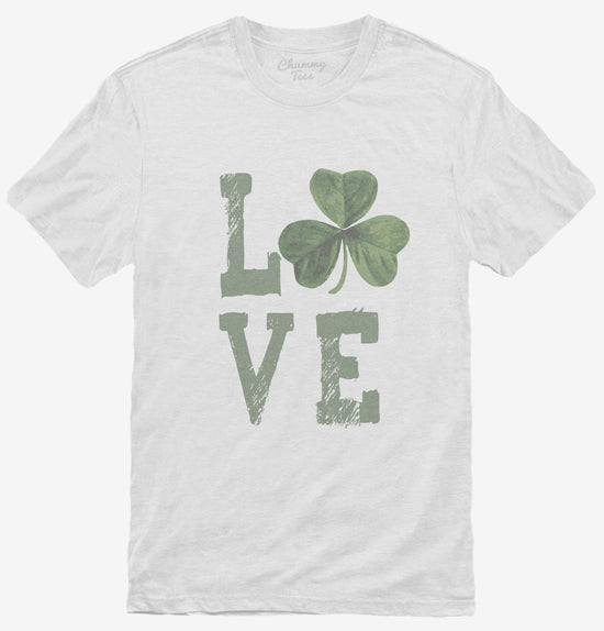 Green Shamrock Love T-Shirt