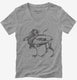 Griffin grey Womens V-Neck Tee