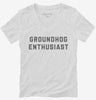 Groundhog Enthusiast Funny Groundhog Day Womens Vneck Shirt 666x695.jpg?v=1700387019