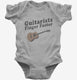 Guitarists Finger Faster grey Infant Bodysuit