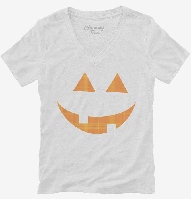 Halloween Plaid Jack O'Lantern T-Shirt