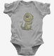 Happy Chameleon grey Infant Bodysuit